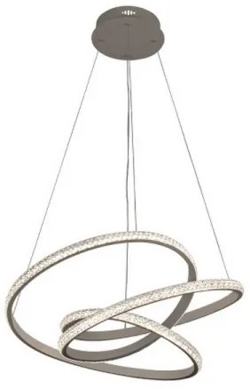 Lustră LED dimabilă suspendată pe cablu LED/90W/230V 3000-6500K Ø47 cm + telecomandă