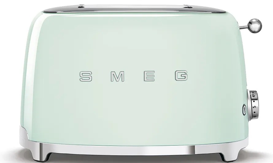 Toaster verde pastel, 50's Retro Style P2, 950W - SMEG