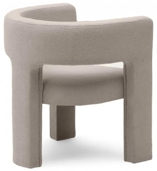 Fotoliu de design bej-gri ALPHA LOOP
