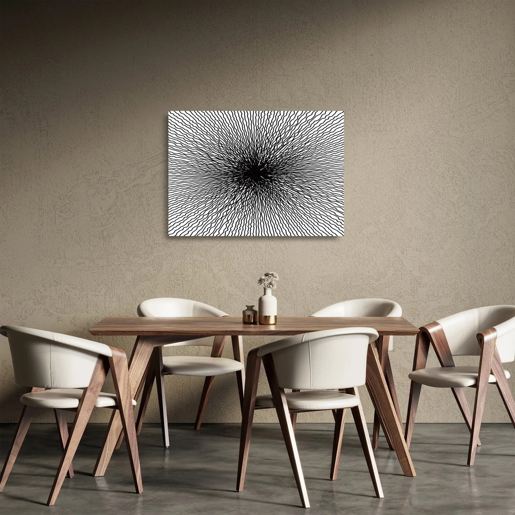 Tablou pe sticlă - Centrul (70x50 cm)