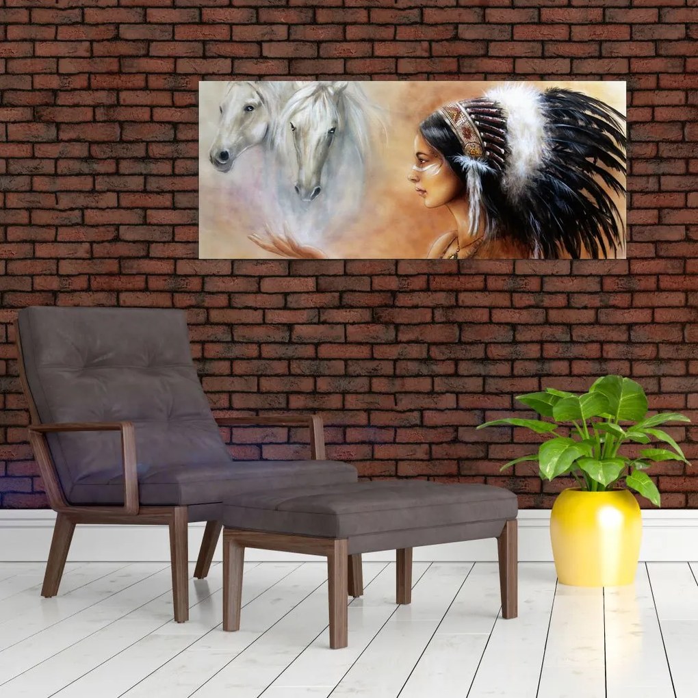 Tablou - Farmecele indienilor (120x50 cm)