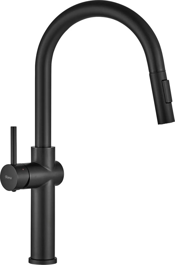 Baterie de bucătărie Rea Fresh High Black