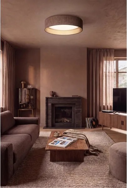 Brilagi-LED Lampă reglabilă VELVET SM. 24W/230V 3000-6000K Ø 45 cm maro/auriu WT+DO