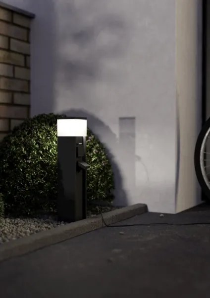 Eglo 901032 - Lampă de exterior cu 2 prize PARK, 1xE27/25W/230V, IP54, antracit