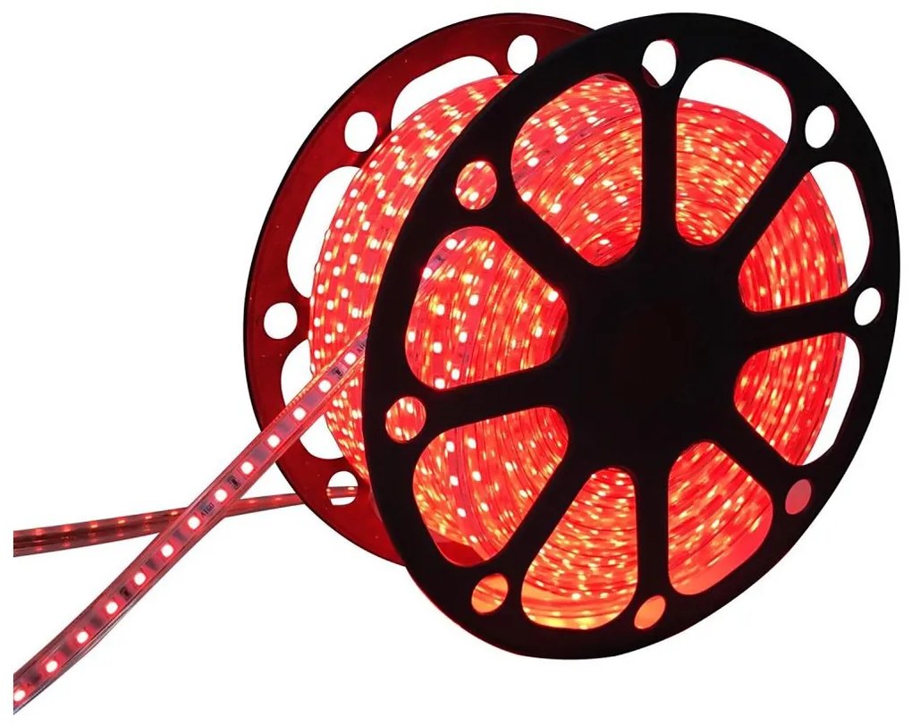 Aigostar - Bandă LED 50m LED/300W/230V IP65 roșie