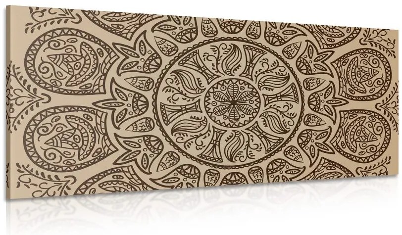 Tablou Mandala cu model natural abstract