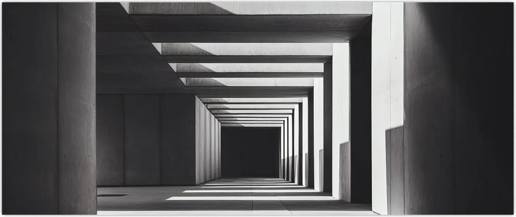 Tablou - Tunel Pătrat (120x50 cm)