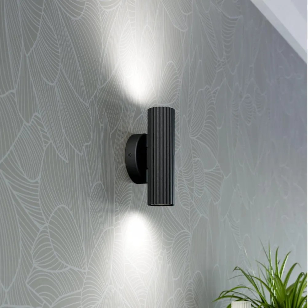 Eglo PORTILLO 902032 - Aplică de perete, 2 x GU10, 5W, 230V, negru