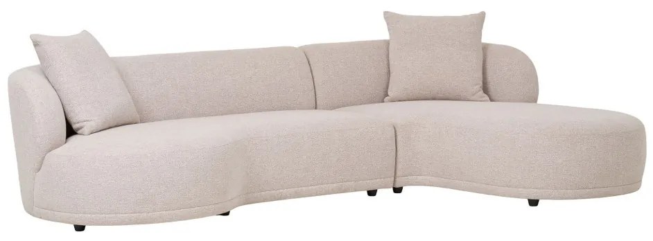 Canapea Kingston cu 2 perne, orientată spre dreapta, naturală, HN1295