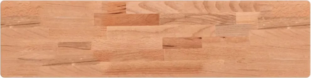 vidaXL Raft de perete, 80x20x4 cm, lemn masiv de fag