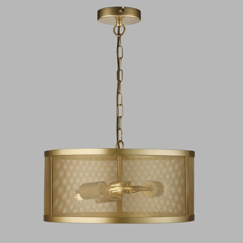 Lustra / Pendul design retro Fishnet aurie 12483-3GO SRT