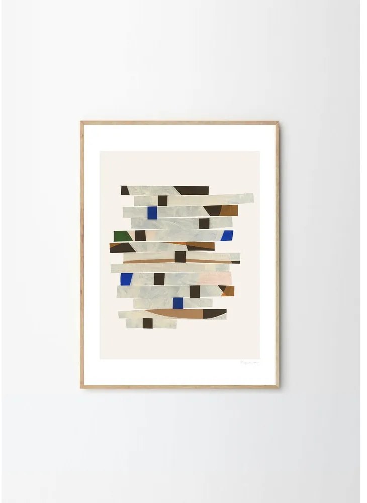 Poster 50x70 cm Cut up Stripes – Berit Mogensen Lopez – The Poster Club