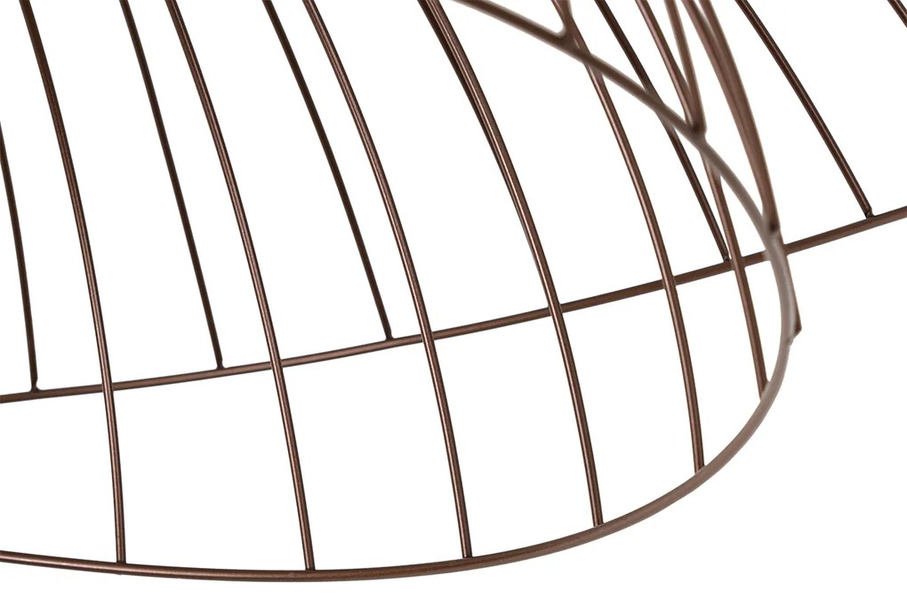 Plafonieră inteligentă bronz cu abajur dublu 45cm incl. WiFi G95 - Pua