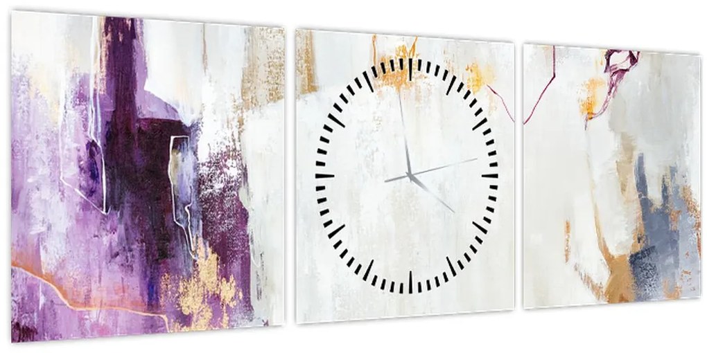 Tablou - Abstract (cu ceas) (90x30 cm)