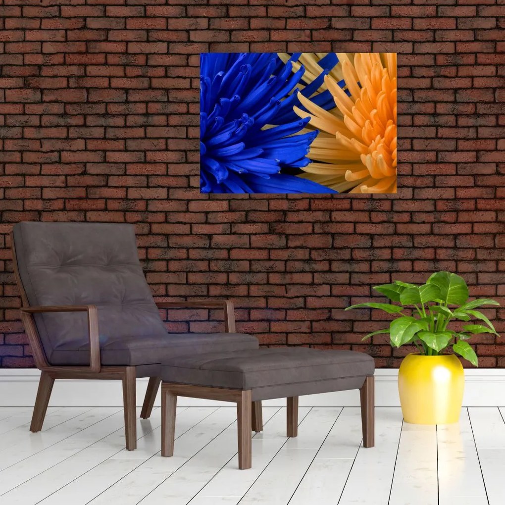 Tablou detailat cu flori (70x50 cm)