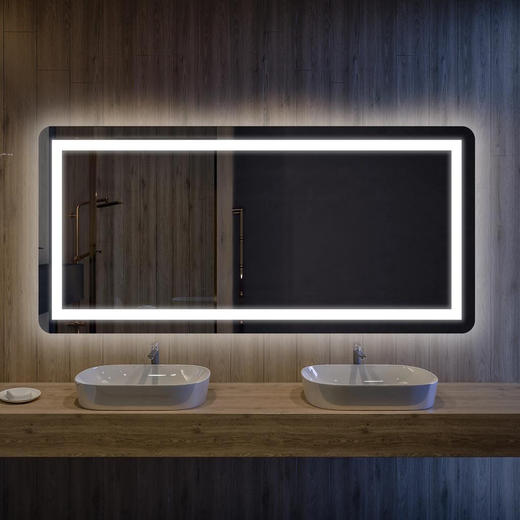 Oglindă de baie cu iluminare LED63