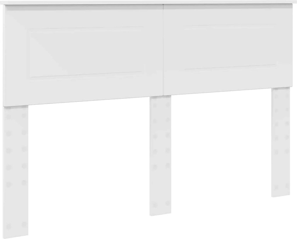 vidaXL Tăblie cap Alb 160 cm Lemn compozit