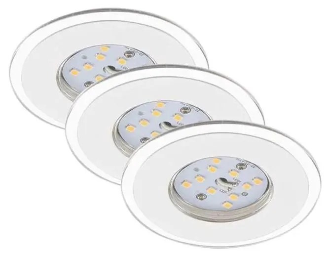 SET 3x corp de iluminat LED dimabil pentru baie Briloner 7197-036 LED/4,5W/230V IP44
