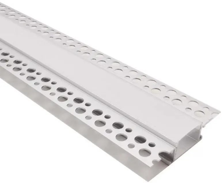 Profil LED Incastrat – Finisaj „glet”, Aluminiu, Lungime 2 m ✨