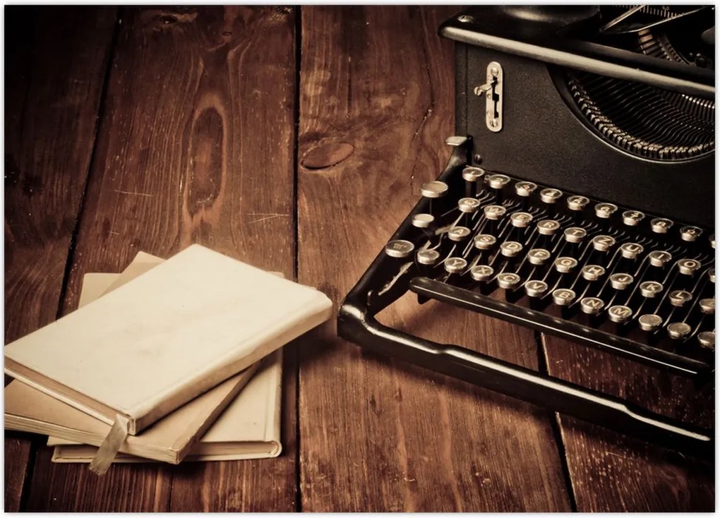 Tablou - Mașina de scris (70x50 cm)