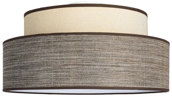 Plafonieră GRACE 1xE27/60W/230V crem/maro