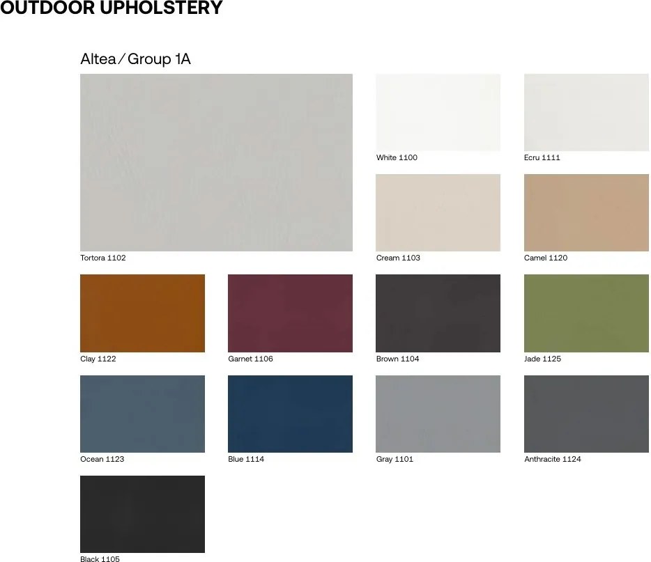 Taburete de exterior / interior design modern premium VELA OTTOMAN 120cm