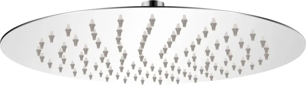 vidaXL Cap de duș rotund tip ploaie, oțel inoxidabil, 25 cm