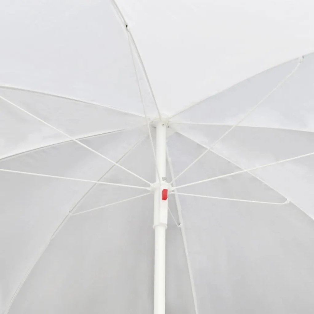 Pat de gradina cu umbrela de soare, maro, poliratan Maro