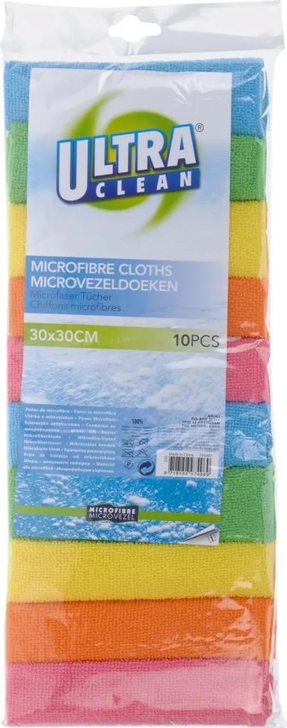 Lavete din microfibre, 30 x 30 cm, 10 buc.
