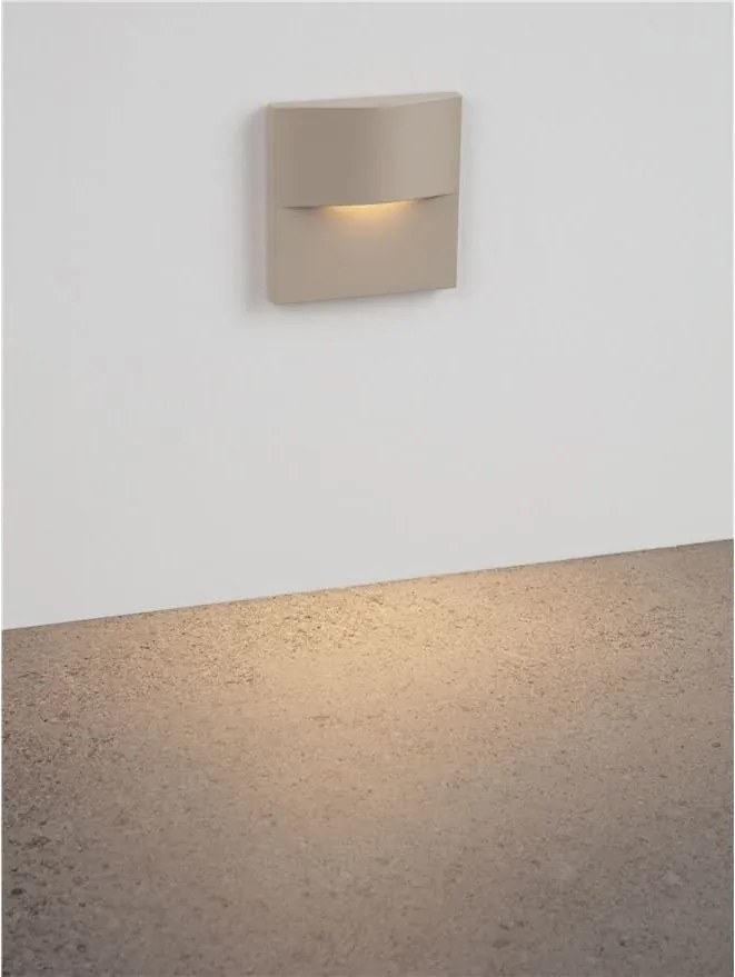 Spot aplicat perete exterior LED 3000K IP65 FLAC sand
