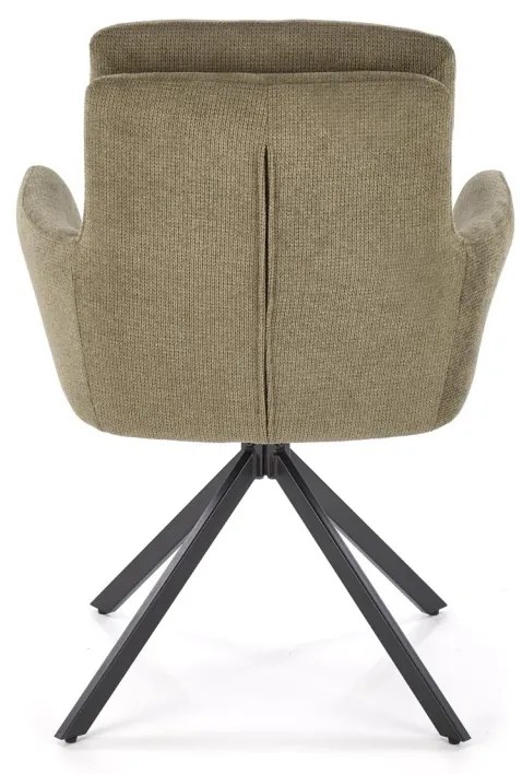 Scaun rotativ K536 stofa olive