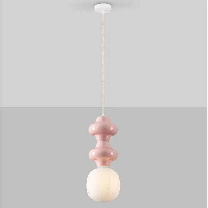 Pendul ceramic design modern CHIC roz