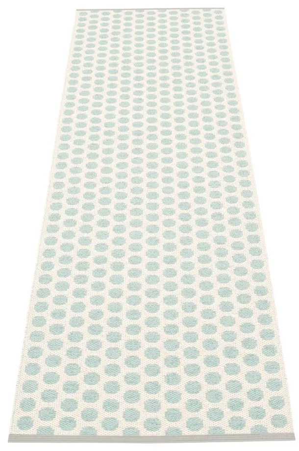 Covor tip traversă pentru interior și exterior verde mentă 70x250 cm Noa Pale Turquoise – Pappelina