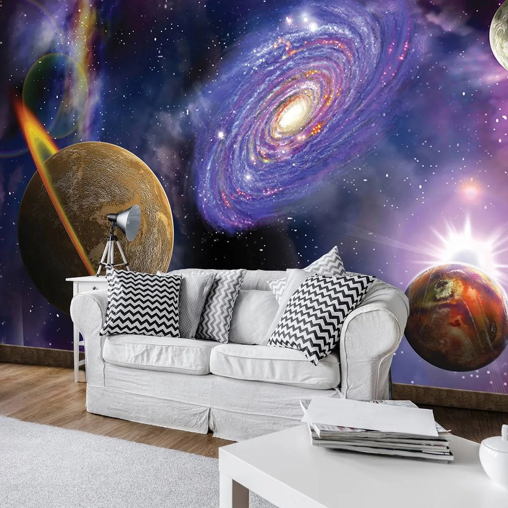 Fototapet - Planete cosmice (254x184 cm)