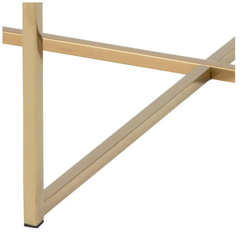 Măsuță de cafea Actona Alisma Golden, ø 80 cm