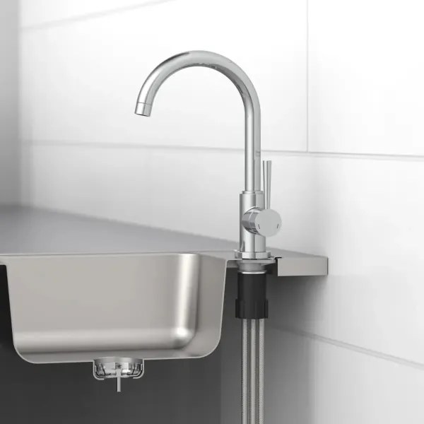 Schütte 79119 - Baterie pentru chiuvetă CORNWALL, crom lucios