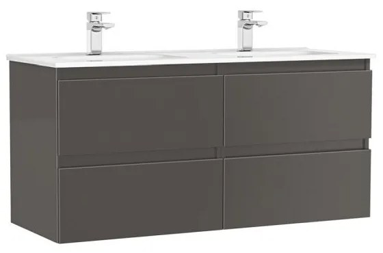 MOBILIER DAILY 120X46X56.5 ANTRACIT LUCIOS, 4 SERTARE,CU LAVOAR Antracit lucios