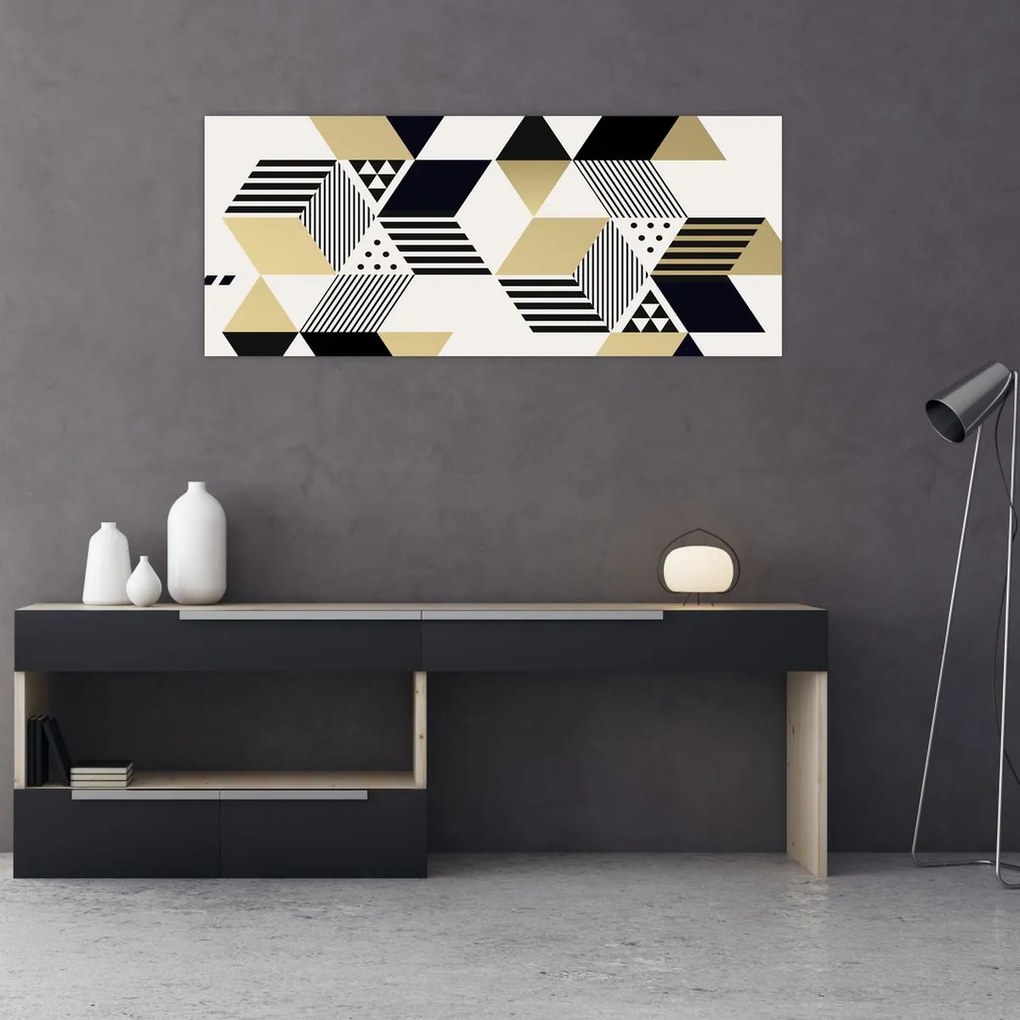 Tablou - Forme geometrice N⁰1 (120x50 cm)