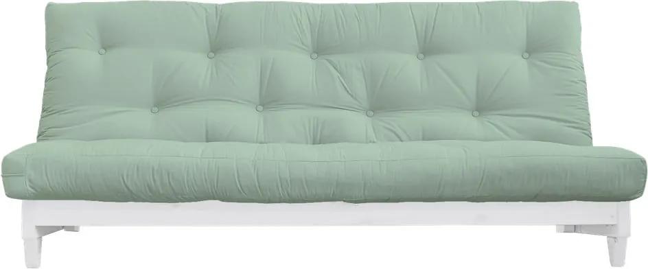Canapea extensibilă Karup Design Fresh White/Mint