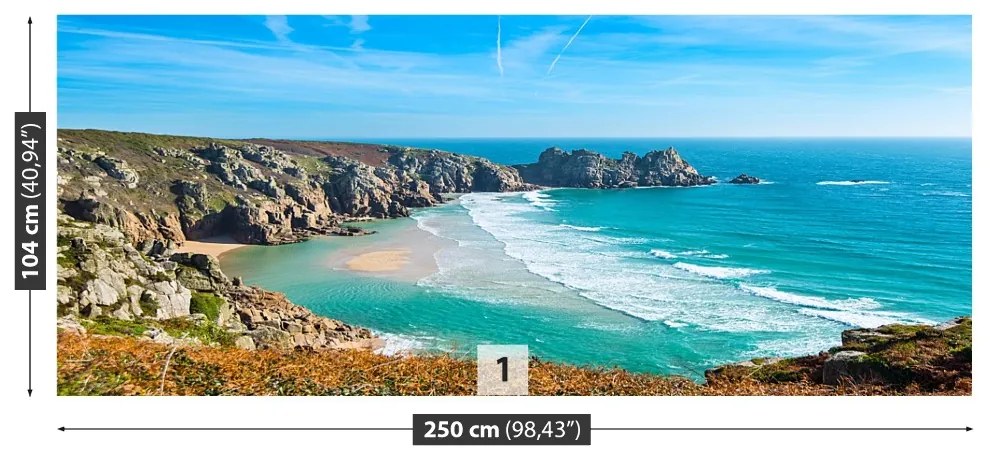 Fototapet Coasta de Cornwall