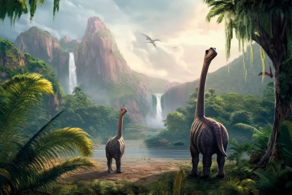 Tapet peisajul dinozaurilor