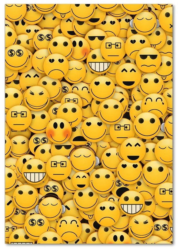 Tablou din Sticlă emoticoane