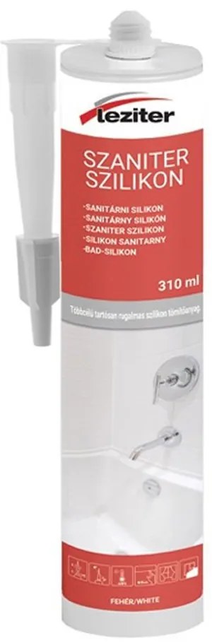 Silicon sanitar Leziter alb