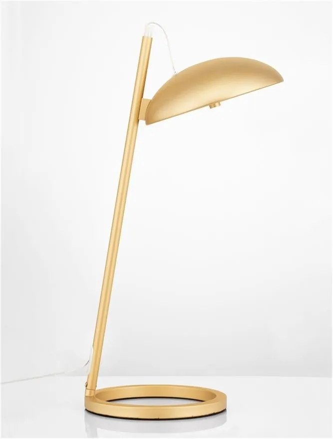 Veioza, lampa de masa LED Flute auriu