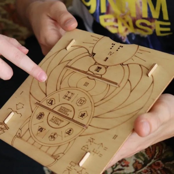 Puzzle mecanic 3D din lemn Pyramid EscapeWelt