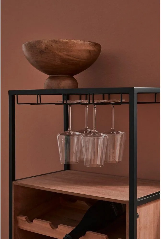 Dulap vinotecă în culoare naturală număr de sticle 12, 51x91x30 cm Isaac – Yes Everyday