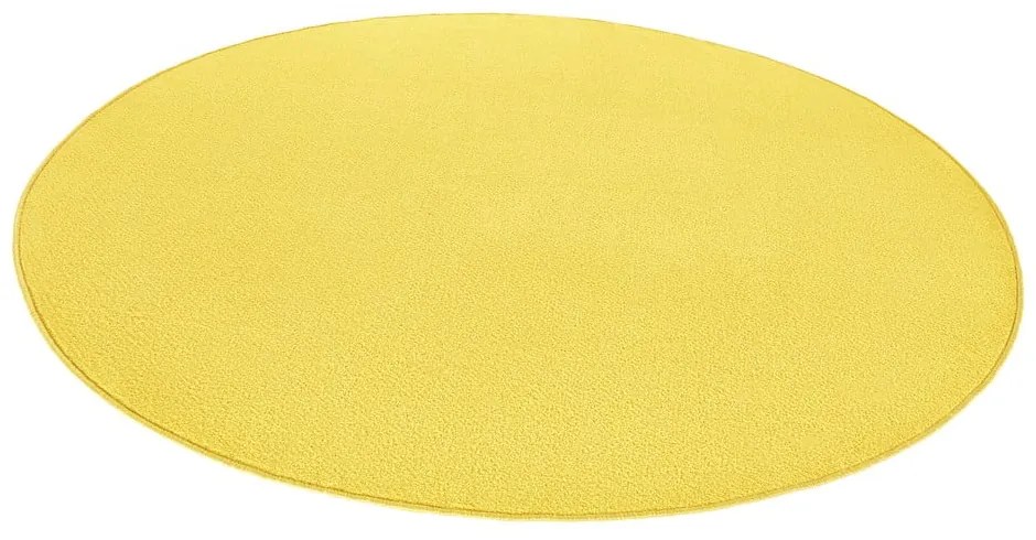 Covor galben rotund ø 133 cm Fancy – Hanse Home