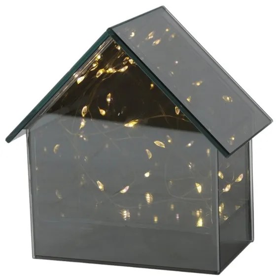 Casuta de sticla cu LED ELITE, gri - mai multe dimensiuni Marime: L