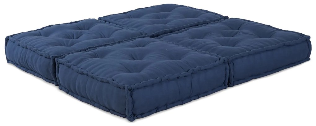 vidaXL Pernă 2 pcs albastru 70 x 70 x 36 cm Poliester