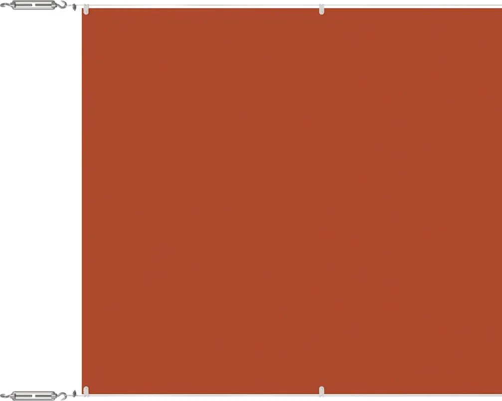 vidaXL Copertină verticală, teracotă, 140x800 cm, țesătură Oxford